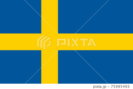 Sweden national flag, sweden national official flag. 75995493