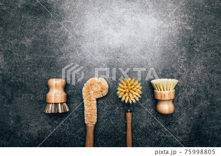 Bamboo Kitchen Scrub Brush Set of 4 Bamboo Kitchen Scrub Brush Set of 4 75998805