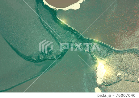 Abstract turquoise and gold marble texture with sparkles Abstract turquoise and gold marble texture with sparkles 76007040