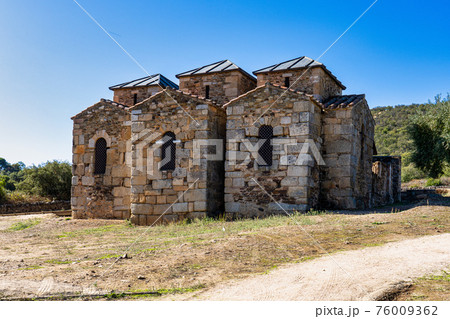Mozarabic Basilica of Santa Lucia del Trampal in Alcuescar, Extremadura, Spain Mozarabic Basilica of Santa Lucia del Trampal in Alcuescar, Extremadura, Spain 76009362