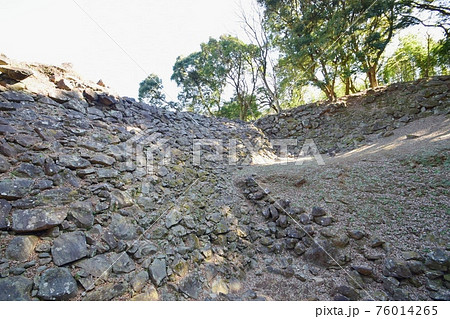 石垣山城　井戸曲輪の石垣 76014265