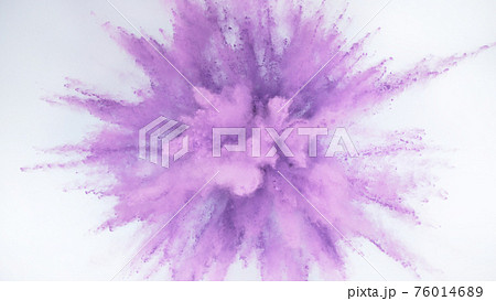 Explosion of colored powder Explosion of colored powder 76014689
