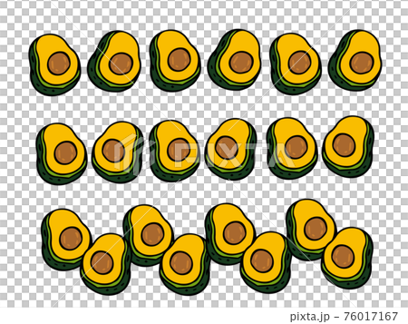 變形觸摸鱷梨線 76017167