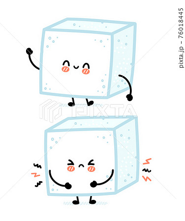 Good sugar cube character. Candy angel mascot - Stock Illustration  [98609806] - PIXTA