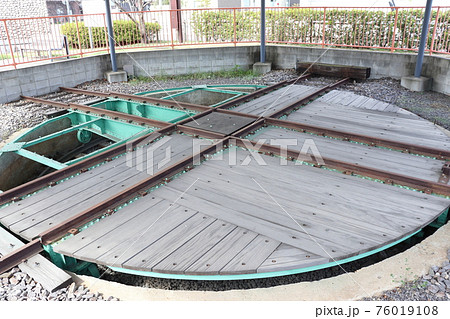 旧国鉄武豊港駅転車台のダイヤモンドクロッシング 76019108