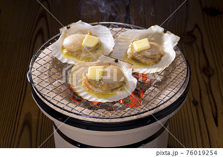 ホタテ網焼き 76019254