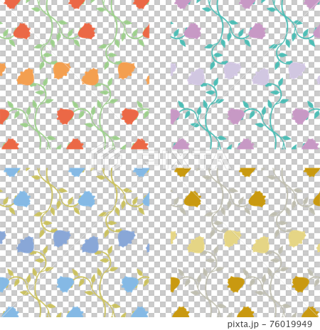 花柄背景 76019949