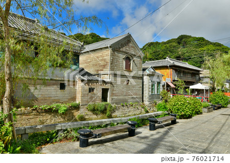 静岡県　下田の町並み 76021714