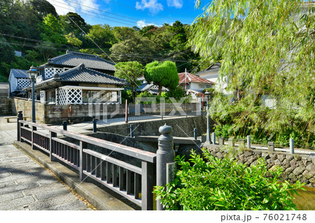 静岡県　下田の町並み 76021748