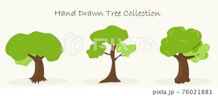 Hand drawn tree vector 76021881