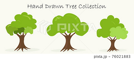 Hand drawn tree vector 76021883