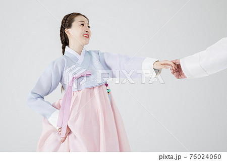 korean hanbok male and female