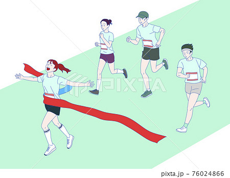 Girls Power, feminine concept and woman empowerment illustration 002 76024866