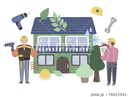 Concept of Korean New Deal Policy. Digital, eco friendly, and social safety investment illustration 006 76025041