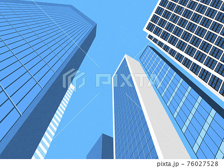 Cityscape Office Building Illustration 002のイラスト素材