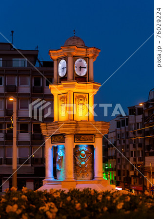 Small clock tower located in street of Bursa Small clock tower located in street of Bursa 76029224