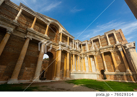 Architectural elements of bath gymnasium complex of Sardis, Turkey Architectural elements of bath gymnasium complex of Sardis, Turkey 76029314