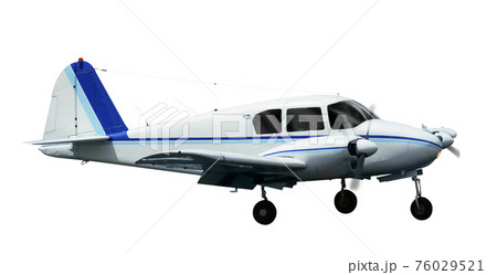 Sports aeroplane isolated on a clean white background 76029521