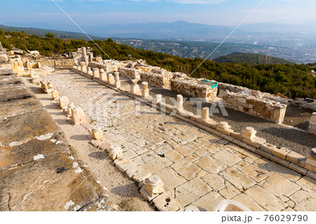 Attraction of the ancient city, agora is surrounded by huge columns. Kibyra Ancient City Attraction of the ancient city, agora is surrounded by huge columns. Kibyra Ancient City 76029790