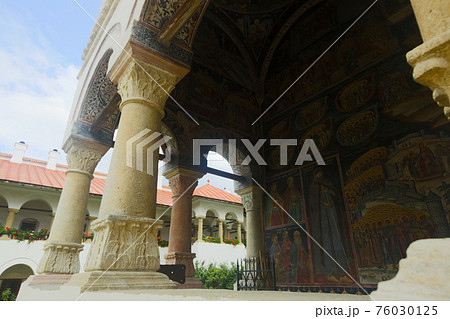 Painted church in Horezu Monastery 76030125