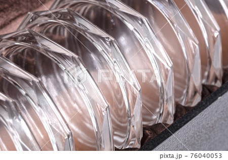 Set of very old glass coasters Set of very old glass coasters 76040053