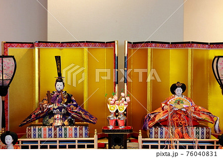 ひな祭り　雛人形 76040831