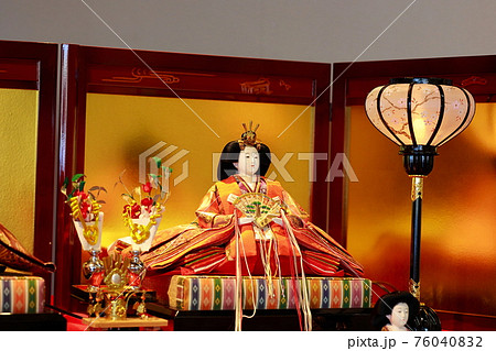 ひな祭り　雛人形 76040832