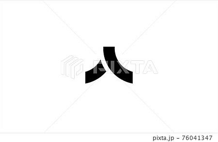 letter A Modern Monogram Logo Vector letter A Modern Monogram Logo Vector 76041347