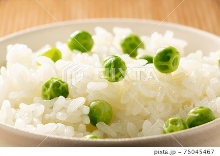 豆ごはん。(ウスイエンドウ使用) 豆ごはん。(ウスイエンドウ使用) 76045467