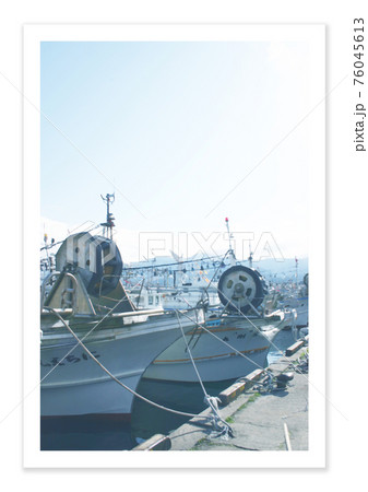 フィルム写真　漁村 76045613