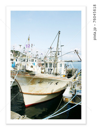 フィルム写真　漁村 76045618