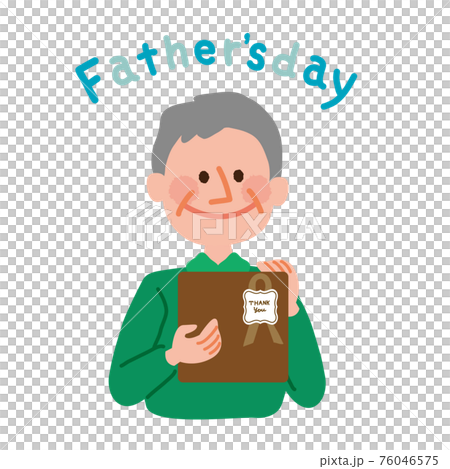 父の日ギフト おじいちゃん プレゼントのイラスト素材
