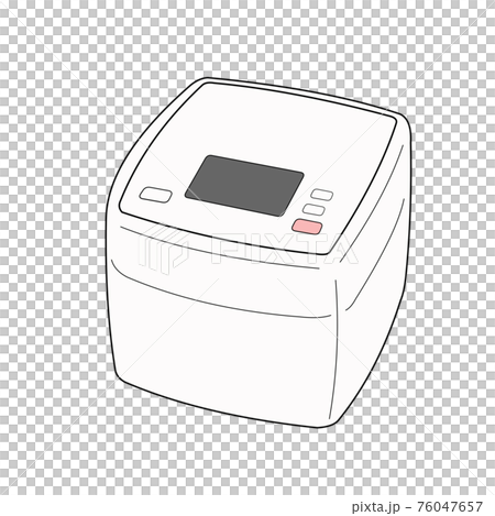 炊飯器単体のイラスト 76047657