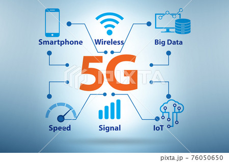 Concept of 5g fast networks 76050650