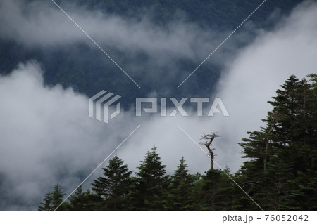 風景・雲海に覆われる山並み 風景・雲海に覆われる山並み 76052042