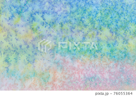 カラフルな水彩背景のイラスト素材 76055364 Pixta