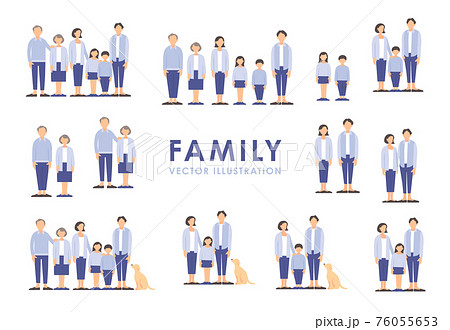 家族-バリエーションセット 76055653