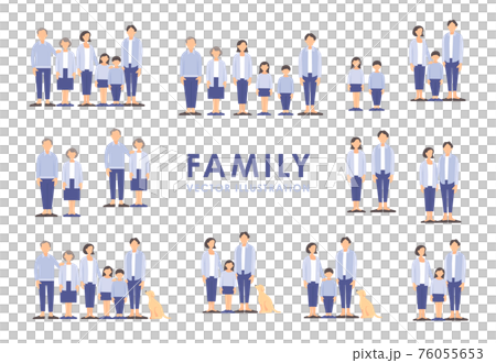 家族-バリエーションセット 76055653