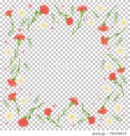 Carnation and marguerite frame Carnation and marguerite frame 76059655