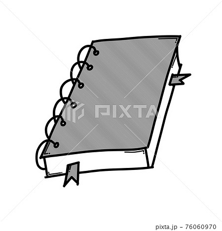 Notebook doodle vector icon. Drawing sketch illustration hand drawn line eps10 76060970
