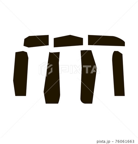 stonehenge icon Vector Glyph Illustration 76061663