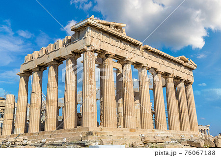 Parthenon temple on the Acropolis in Athens Parthenon temple on the Acropolis in Athens 76067188