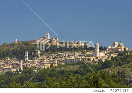 Assisi old town, Province of Perugia, Umbria region, Italy Assisi old town, Province of Perugia, Umbria region, Italy 76076437