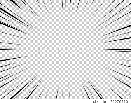 集中線 特殊効果 効果線 アルファ付きのイラスト素材