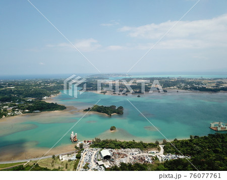 古宇利島　古宇利大橋　橋　沖縄　沖縄の離島　沖縄の景色　景色　おきなわの景色　沖縄観光　沖縄の絶景 76077761