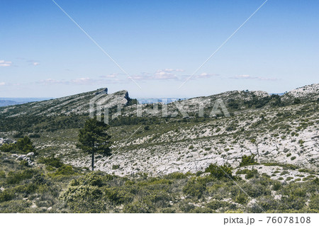 view from the top of a mountain in catalonia. 76078108