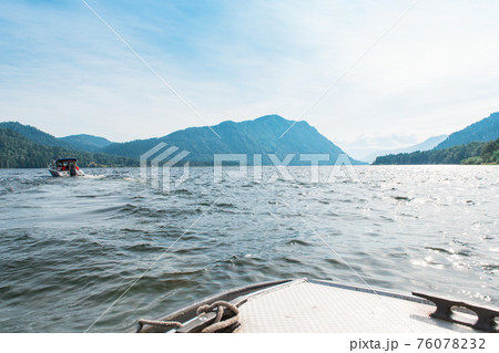 Teletskoye lake in Altai mountains 76078232