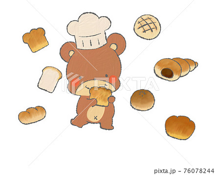 森のパン屋さんのイラスト素材 森のパン屋さんのイラスト素材