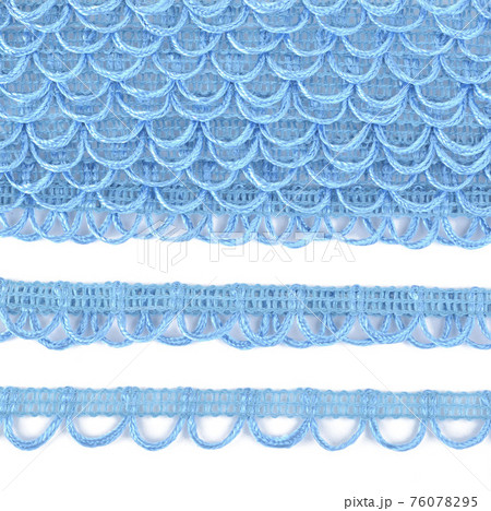 Decorative finishing braid with round loops. Decorative finishing braid with round loops. 76078295