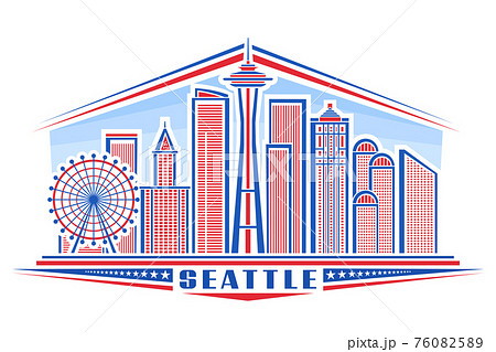 Vector illustration of Seattle 76082589